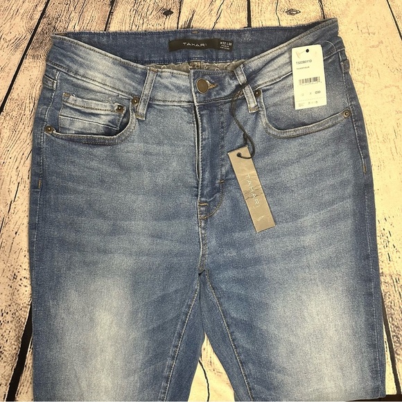 Tahari Jeans Seriously Soft Skinny Blue Thunder W32 L30 Premium Denim Stretch - Picture 3 of 10